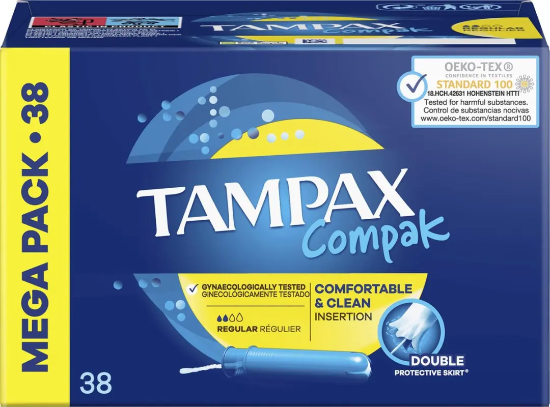 Tampax Compak Regular Tampons - 38 Stuks - afbeelding 6 van 6