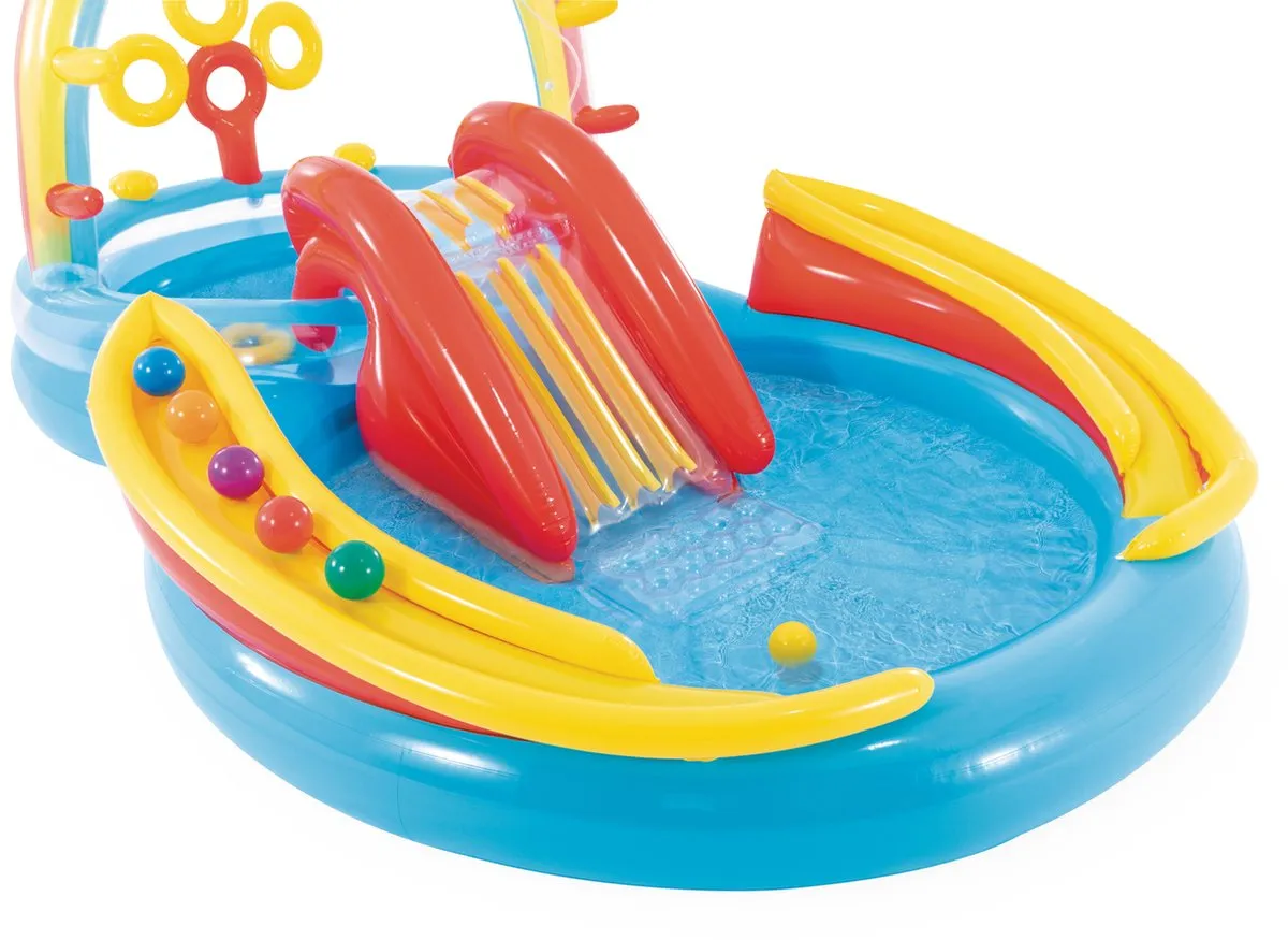Intex Rainbow Ring Zwembad 297x193cm - 206L - 57453NP - afbeelding 6 van 6