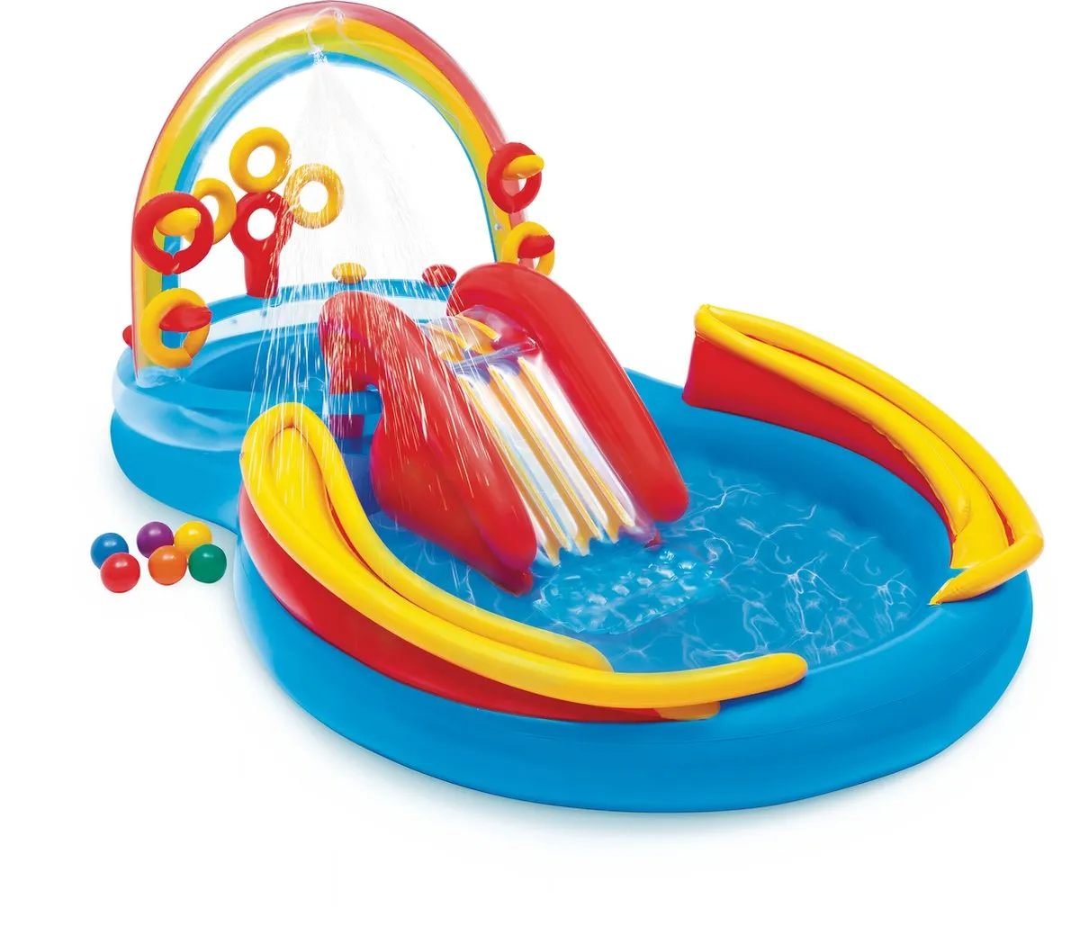 Intex Rainbow Ring Zwembad 297x193cm