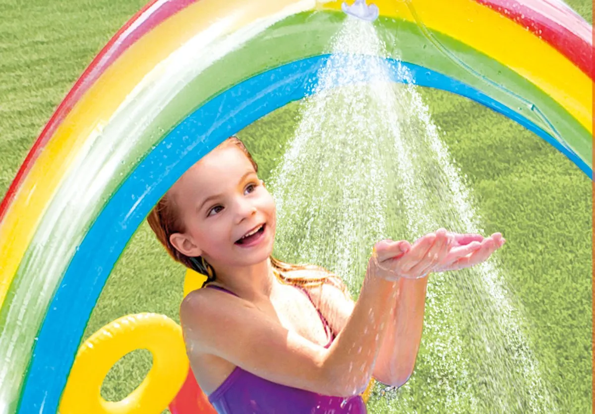 Intex Rainbow Ring Zwembad 297x193cm - 206L - 57453NP