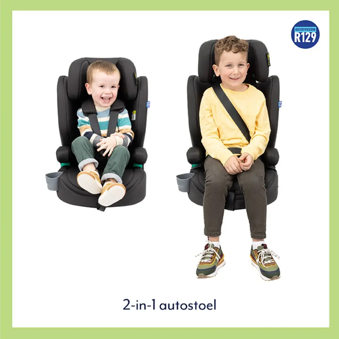 Graco Eldura R129 2-in-1 Autostoel - 76-150cm - Midnight