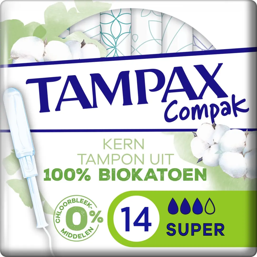 Tampax Cotton Protection Compak Super Tampons
