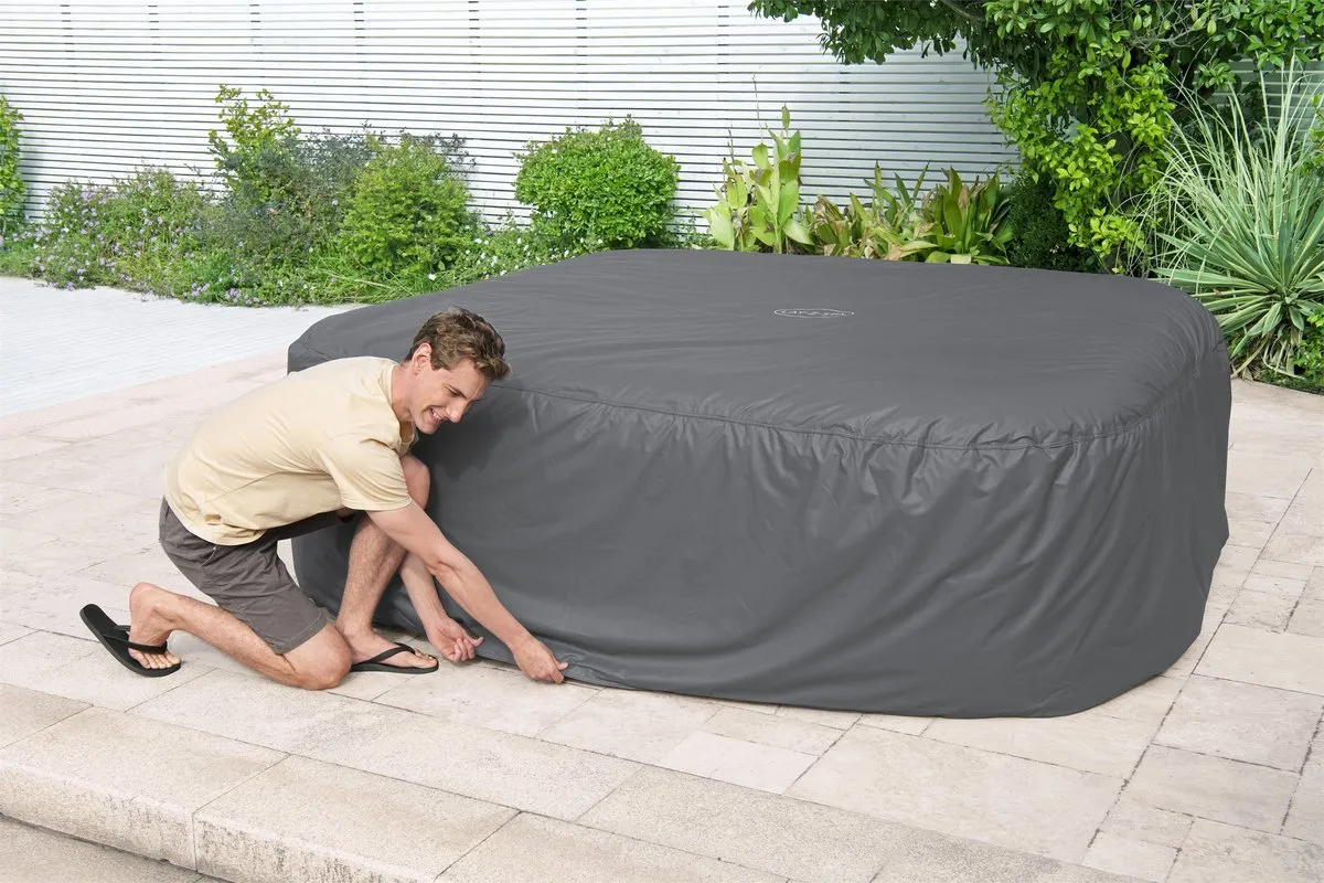 Bestway Lay-Z Spa EnergySense Beschermhoes 230x230cm - Grijs