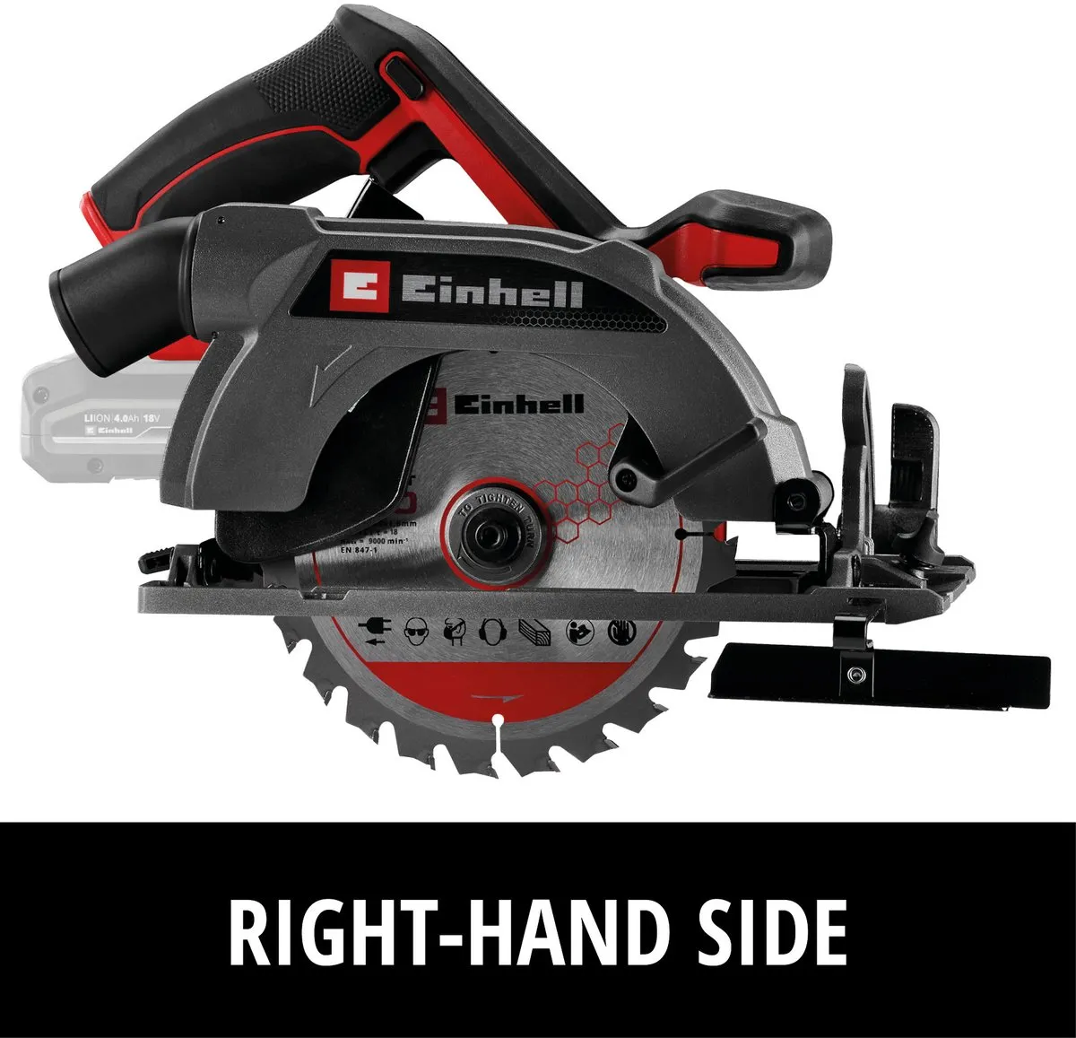 Einhell TE-CS 18/150-2 Li Solo Accu Cirkelzaag - 18V - Ø150mm