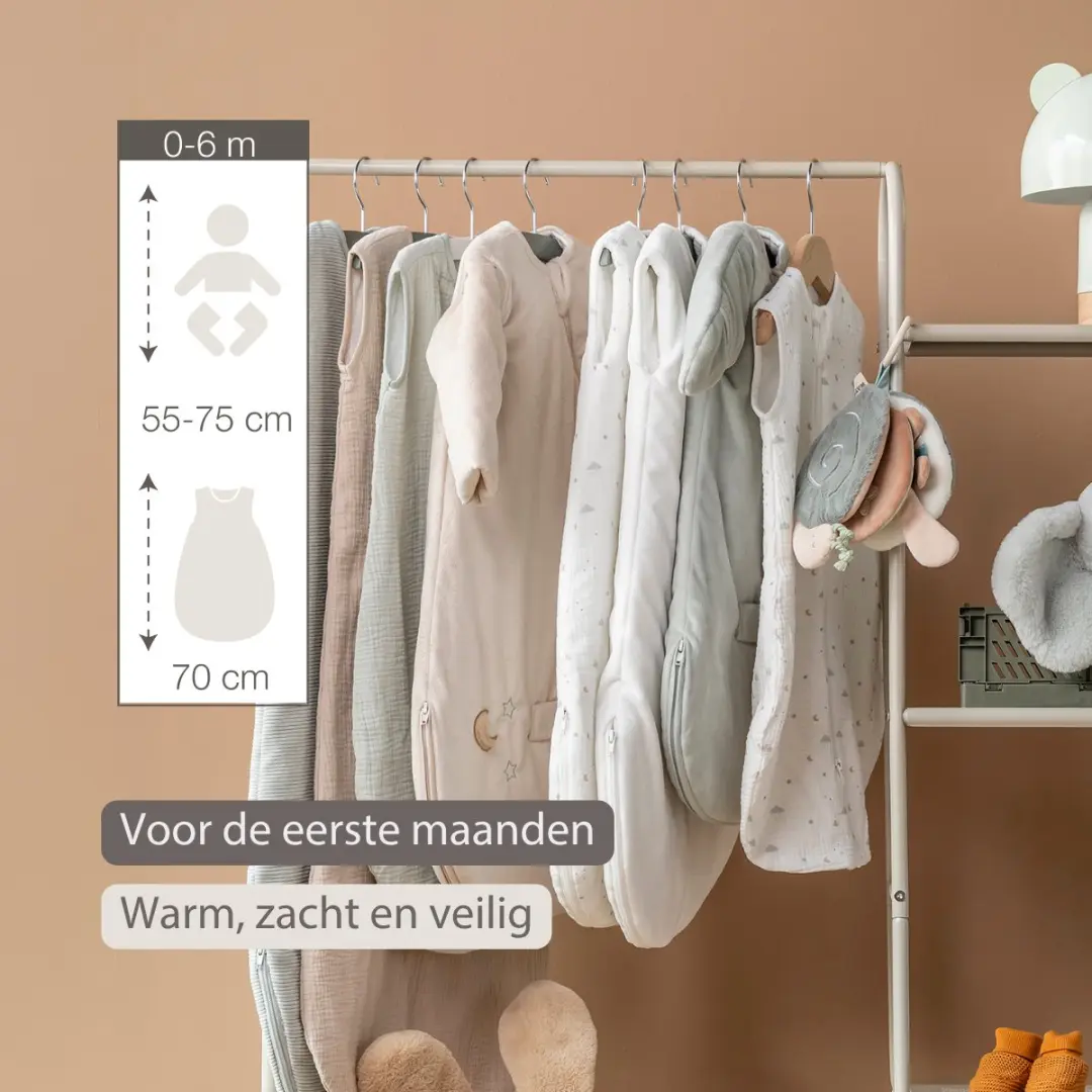 Nattou LouLou Baby Slaapzak 70cm - TOG 2,5 - Zand