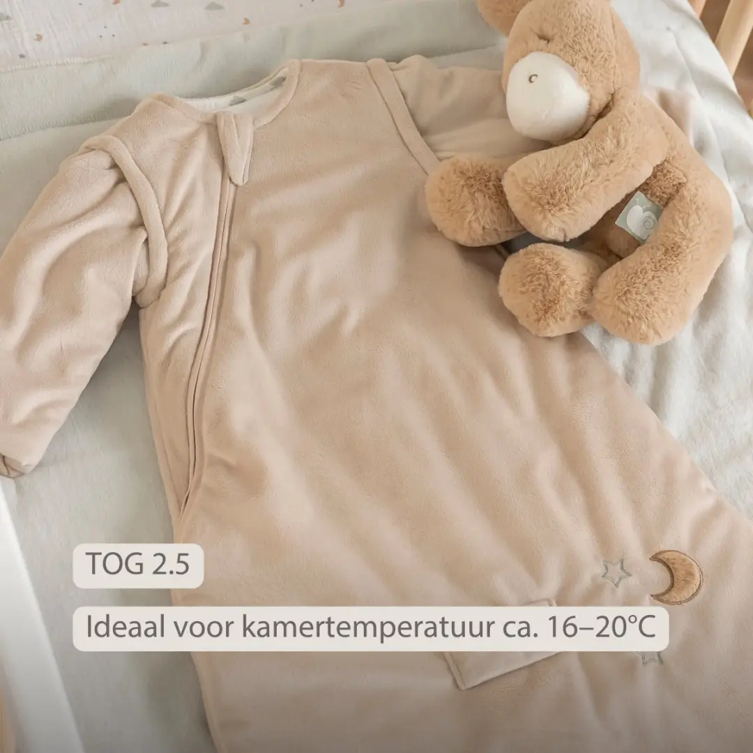 Nattou LouLou Baby Slaapzak 70cm - TOG 2,5 - Zand