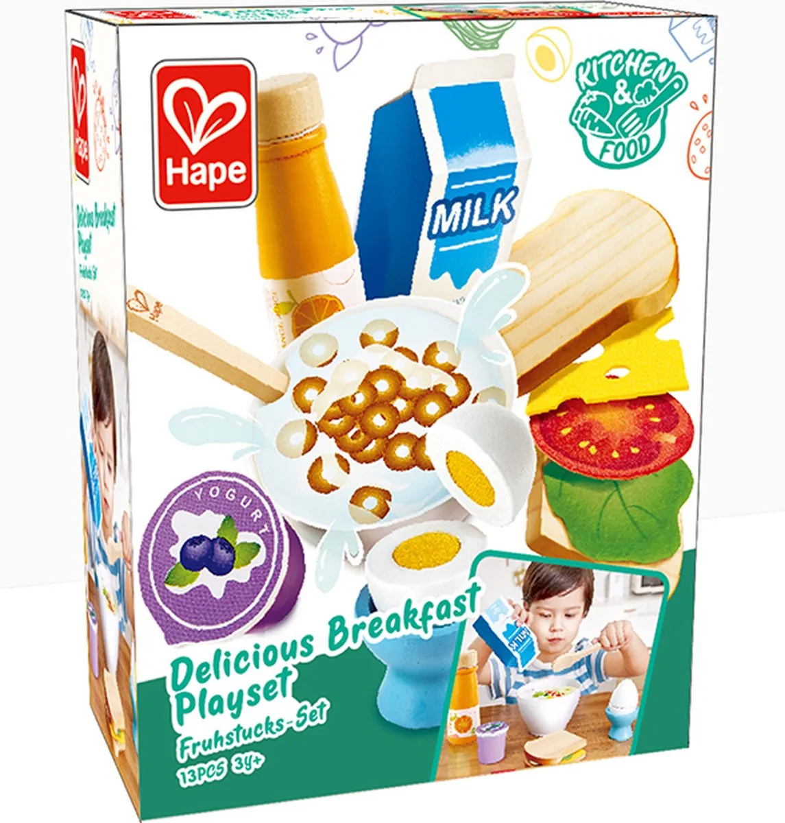 Hape Heerlijke Ontbijt Speelset - Veelkleurig