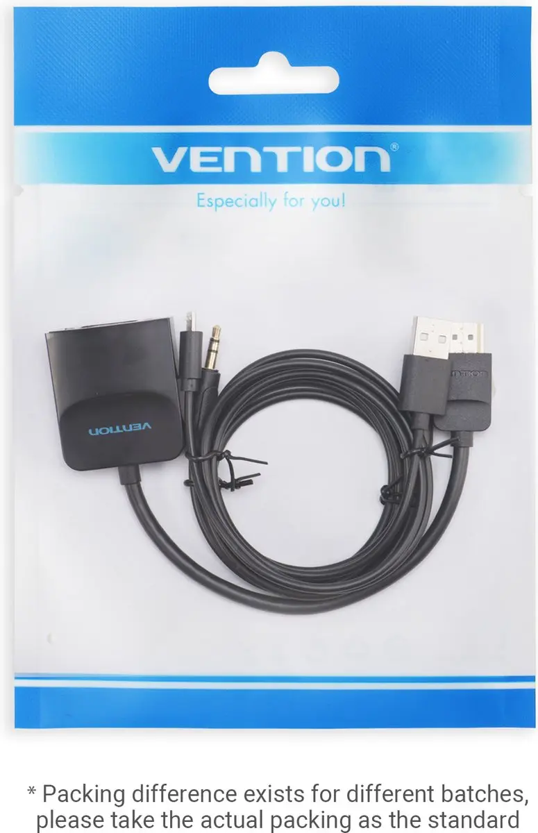 Vention 42161 HDMI naar VGA + 3.5mm + Micro-USB Adapter - 0,15m - Zwart