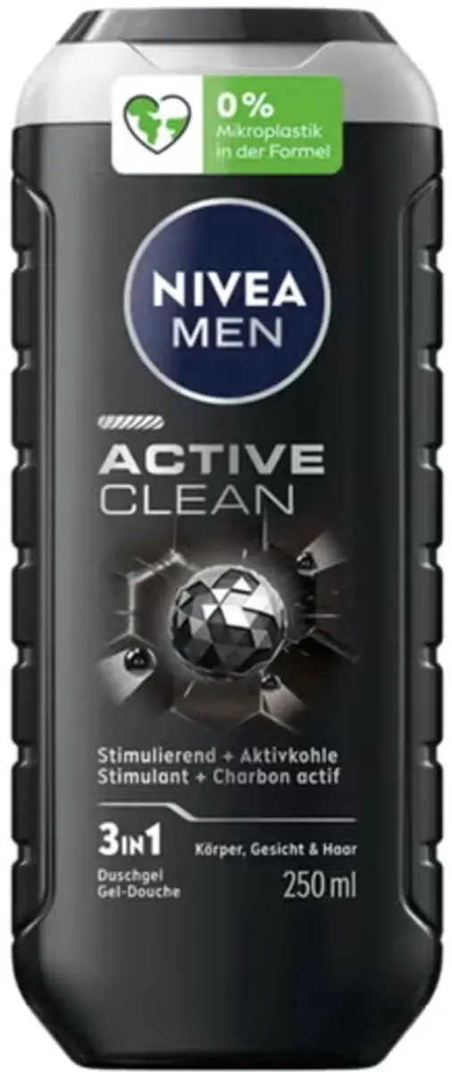 NIVEA Men Shampoo & Douchegel 3in1 Active Clean