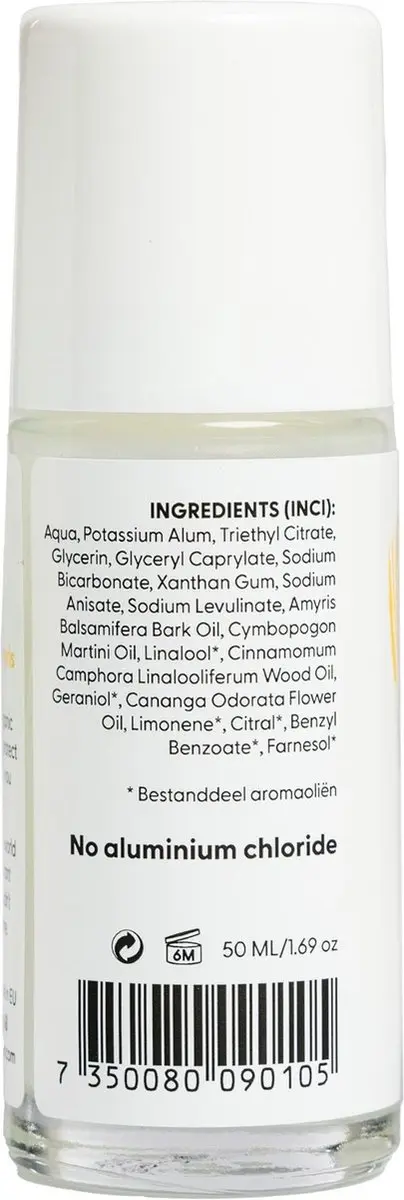 True Organic Undercover Agent Roll-on Deodorant Ylang Ylang 50ml