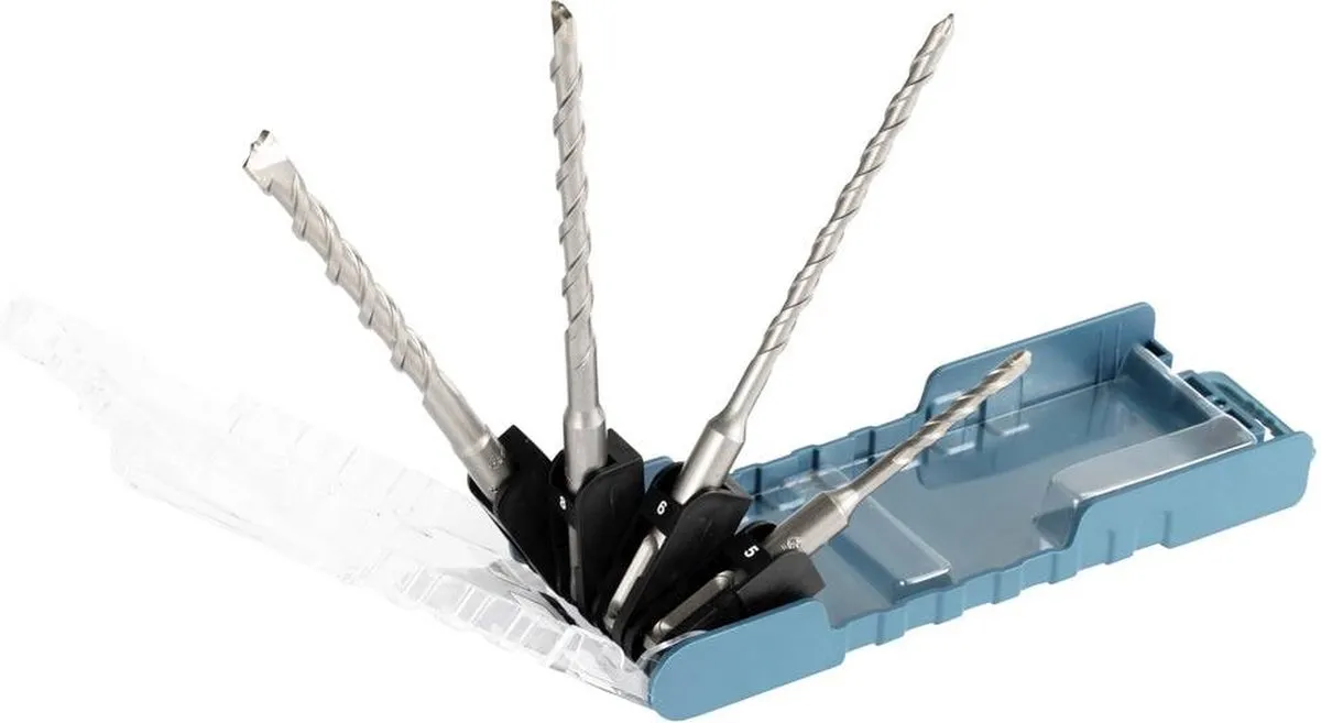 Makita Steen-Spiraalboorset SDS-Plus 4-delig 5-10mm