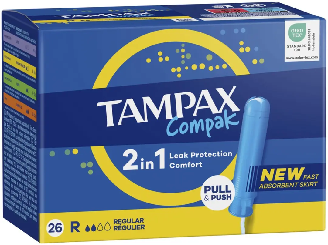 Tampax Compak Regular Tampons - 208 Stuks - afbeelding 2 van 6