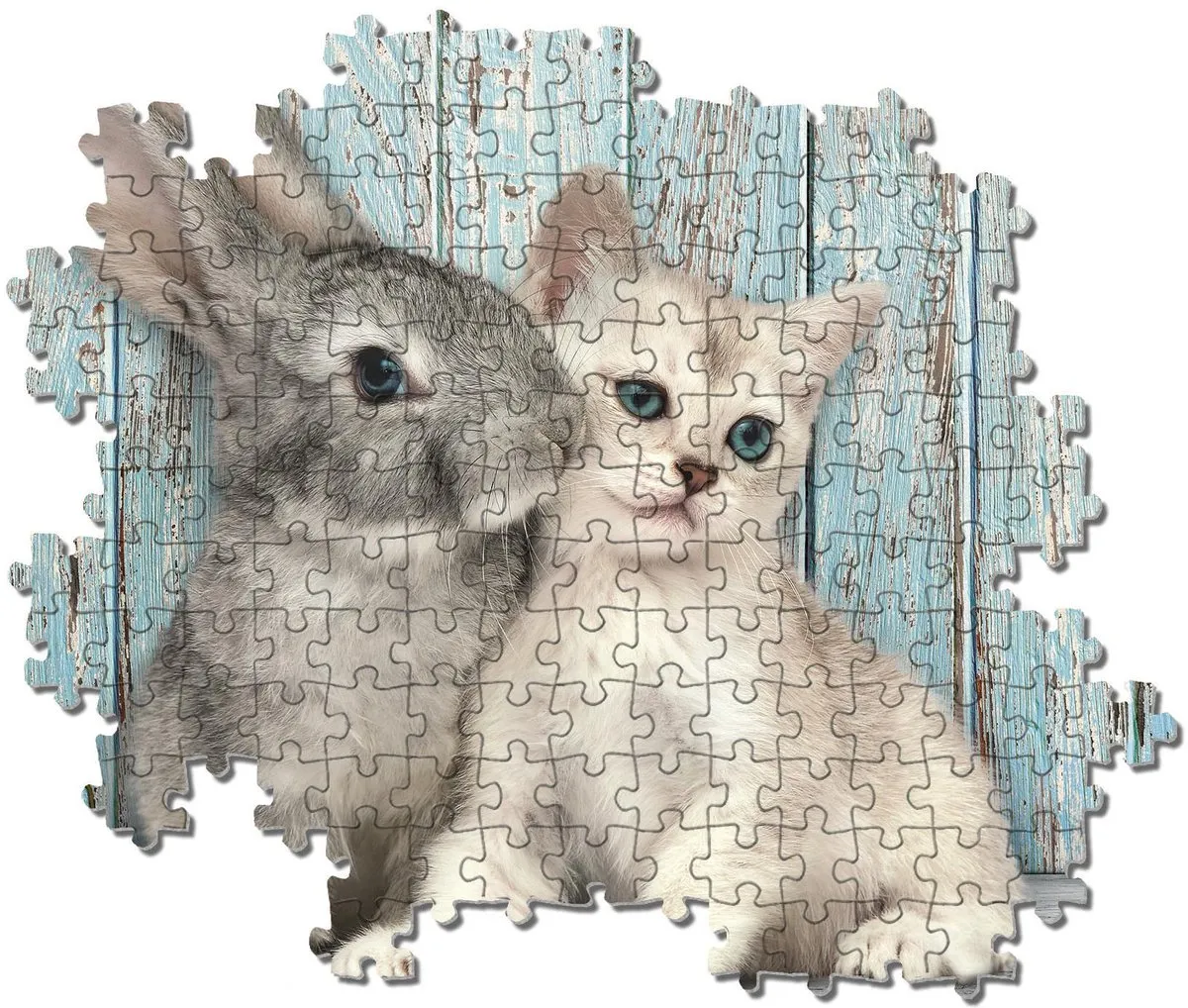 Clementoni Puzzel 500 Stuks Kitten & Konijn High Quality Series
