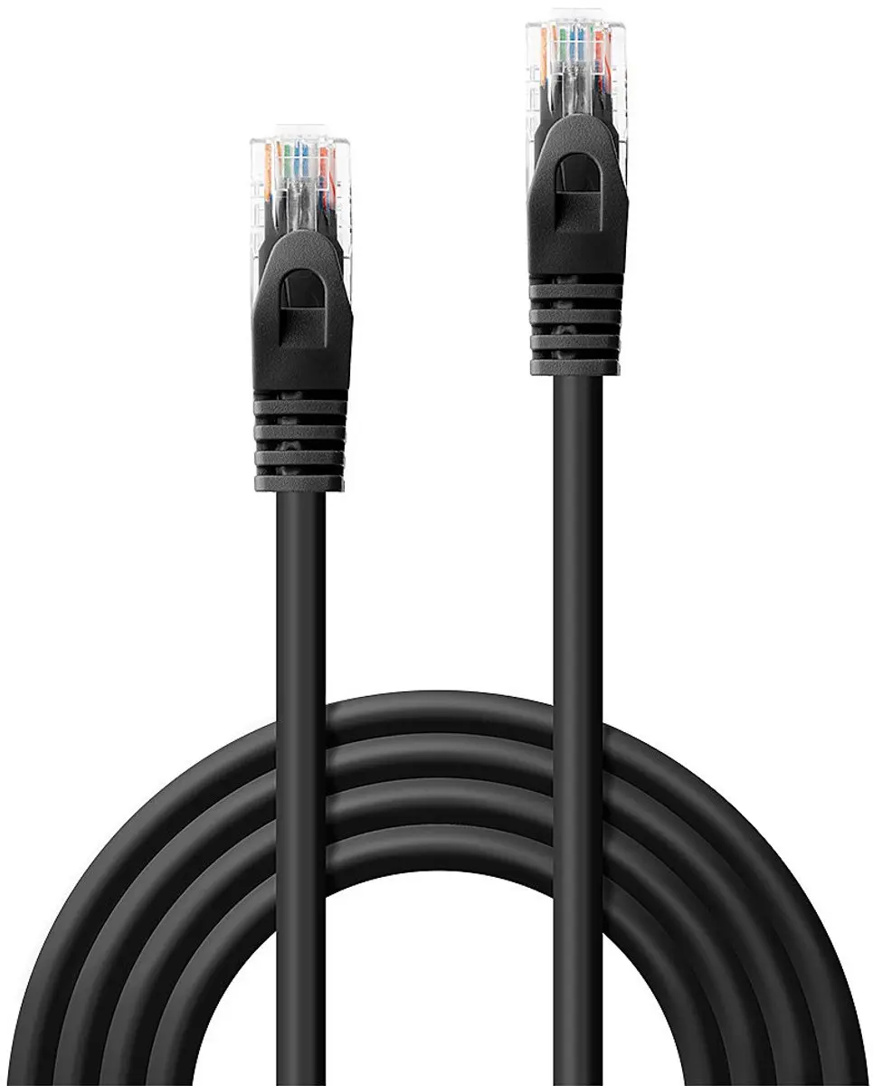 Lindy Cat6 RJ45 Netwerkkabel 1m - Zwart
