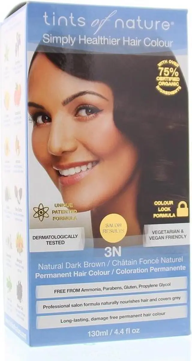 Tints Of Nature 3N Donkerbruin Haarkleuring 130ml