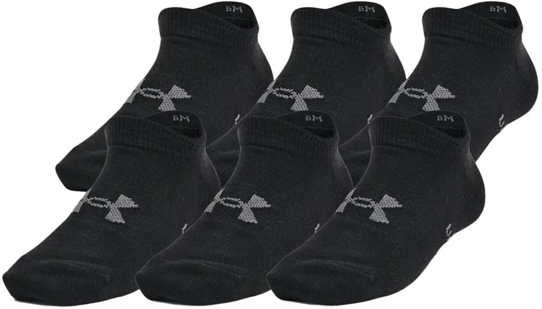Under Armour Essential No Show Sportsokken - Maat 47-50 - 6 Paar