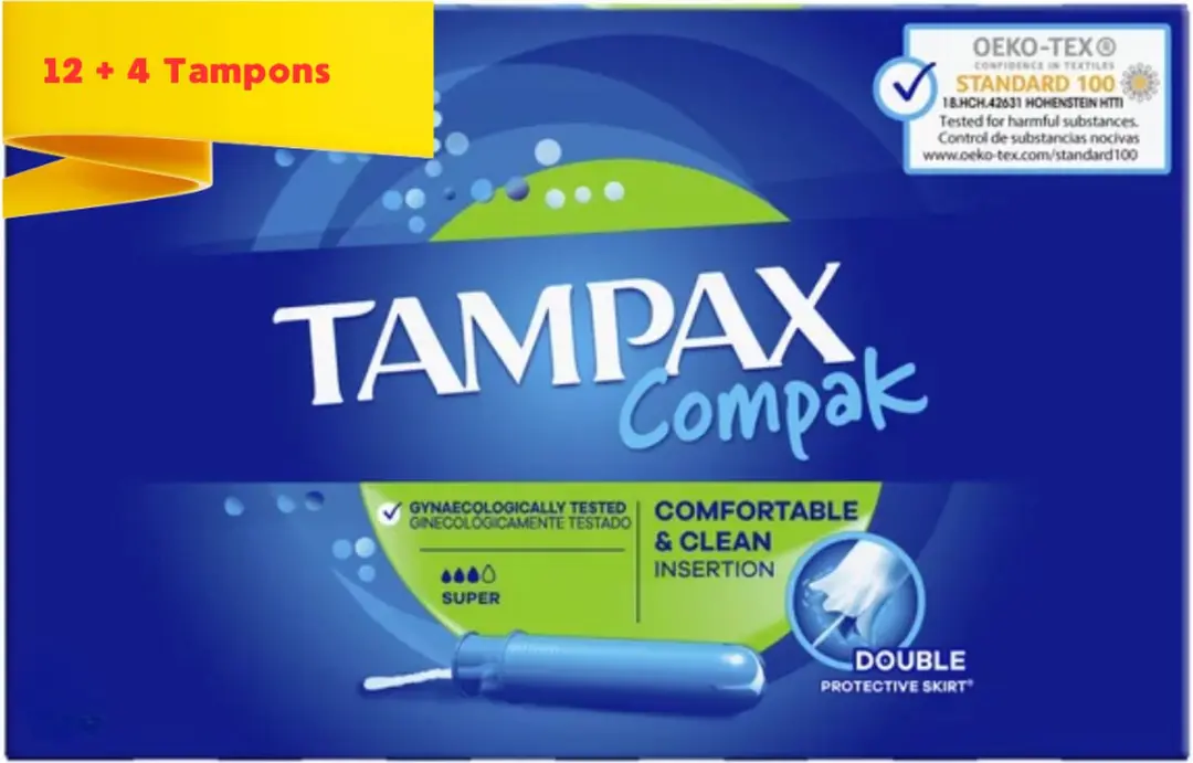 Tampax Compact Tampons Mega Pack