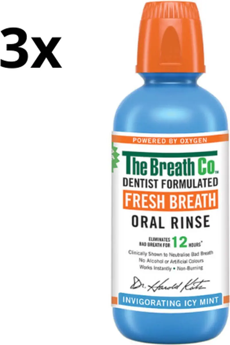 The Breath Co. Mondwater Icy Mint 500ml