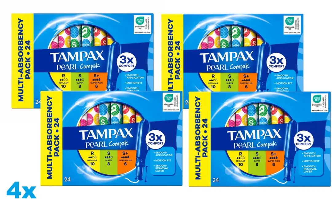 Tampax Pearl Compak Tampons