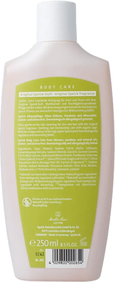 Speick Sensitive Douchegel 250ml