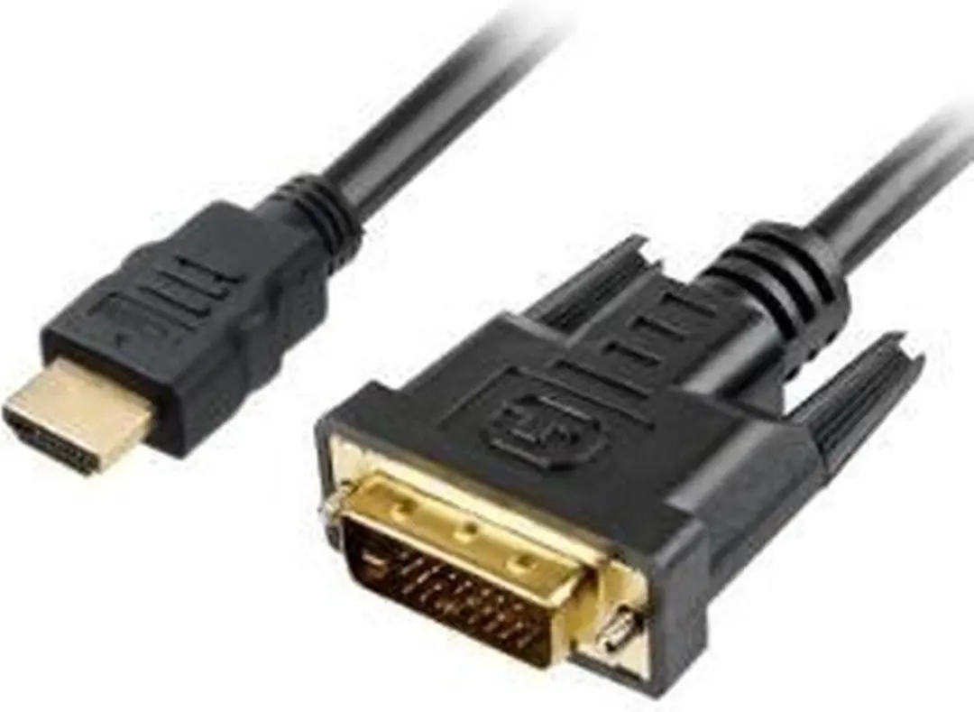 Sharkoon HDMI naar DVI-D Kabel 1m - Zwart