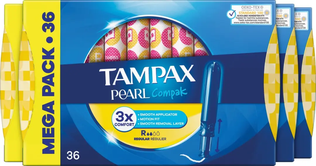 Tampax Pearl Compak Regular Tampons