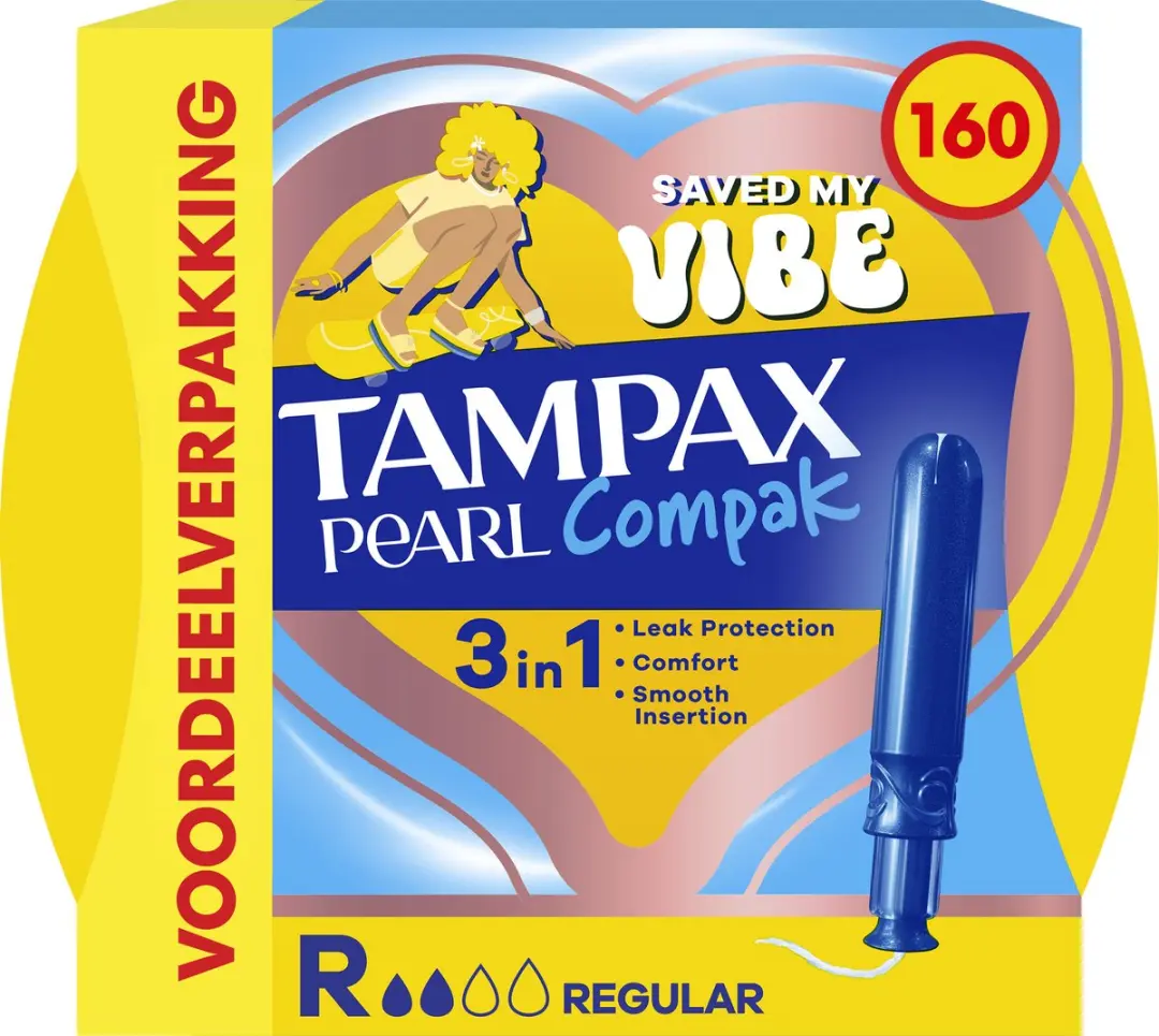 Tampax Pearl Compak Regular Tampons
