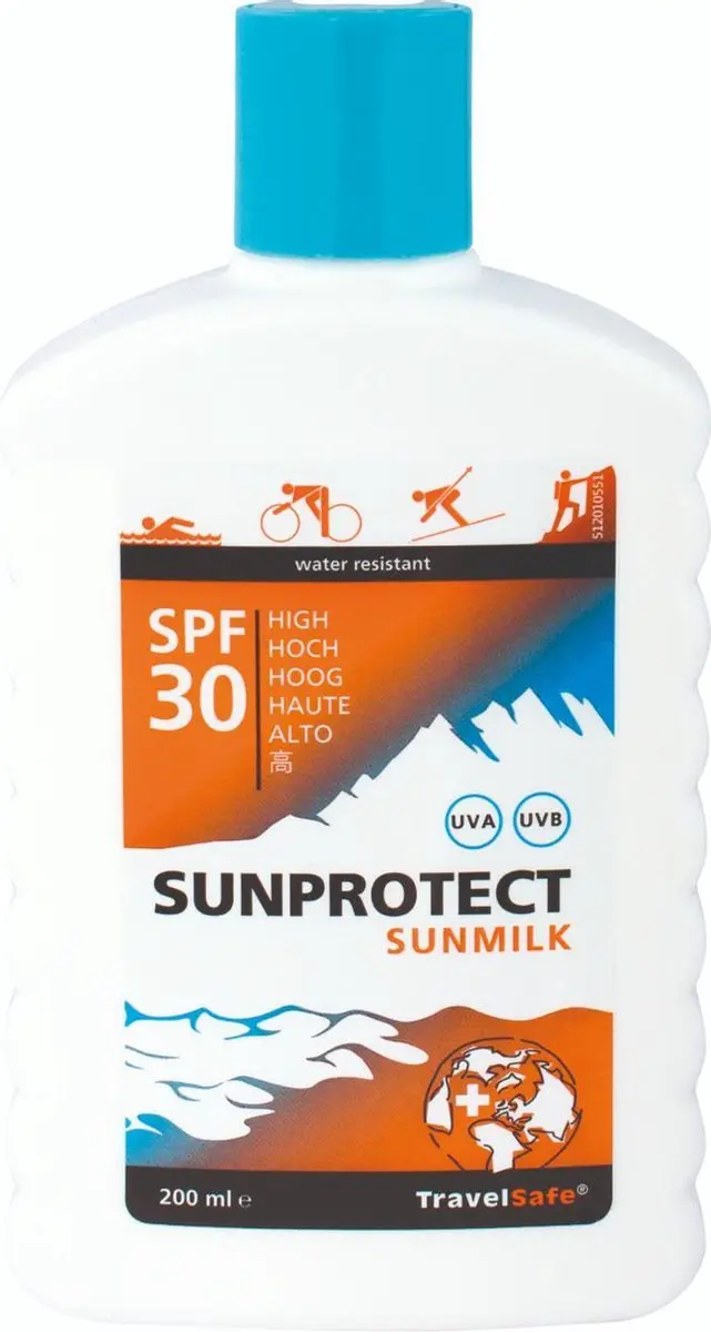 Travelsafe Sunprotect Zonnebrandcrème SPF 30 - 200ml