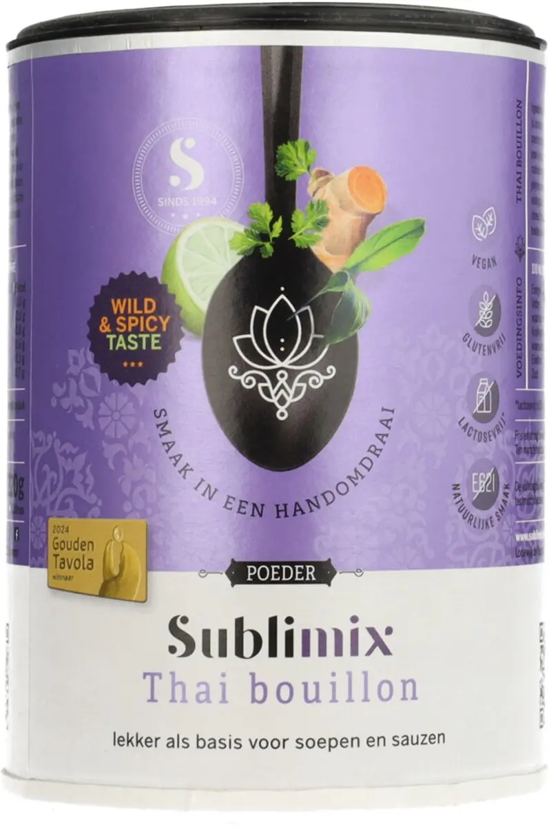 Sublimix Thai Bouillon Poeder 220g