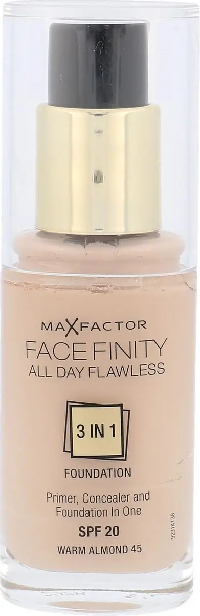 Max Factor Facefinity 3-in-1 Liquid Foundation 045 Almond