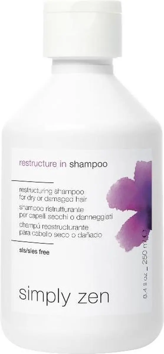 Simply Zen Restructure-In Shampoo 250ml - Gekleurd haar