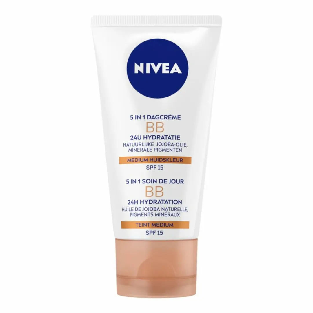 NIVEA BB Cream Dagcrème SPF 15 Medium 50ml - 6 Stuks