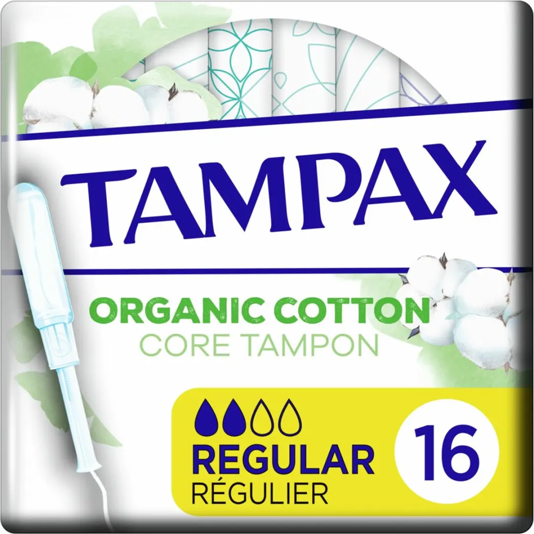 Tampax Organic Cotton Tampons Regular
