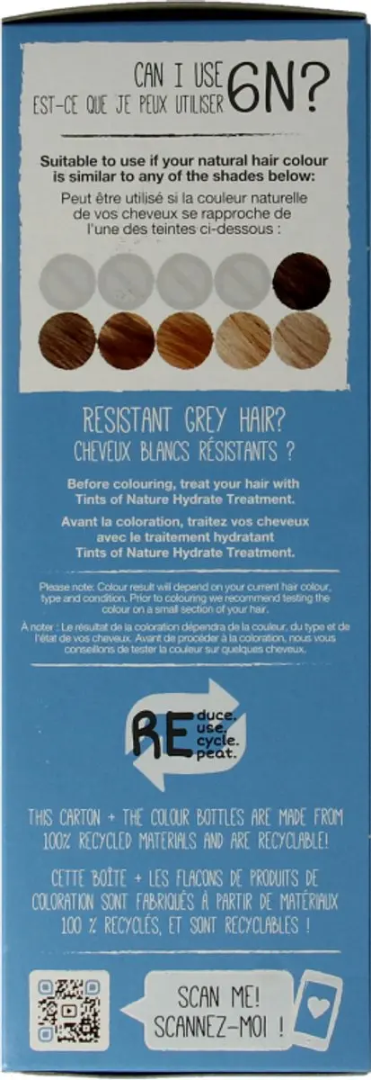 Tints Of Nature Haarverf 6N Donkerblond - 120ml
