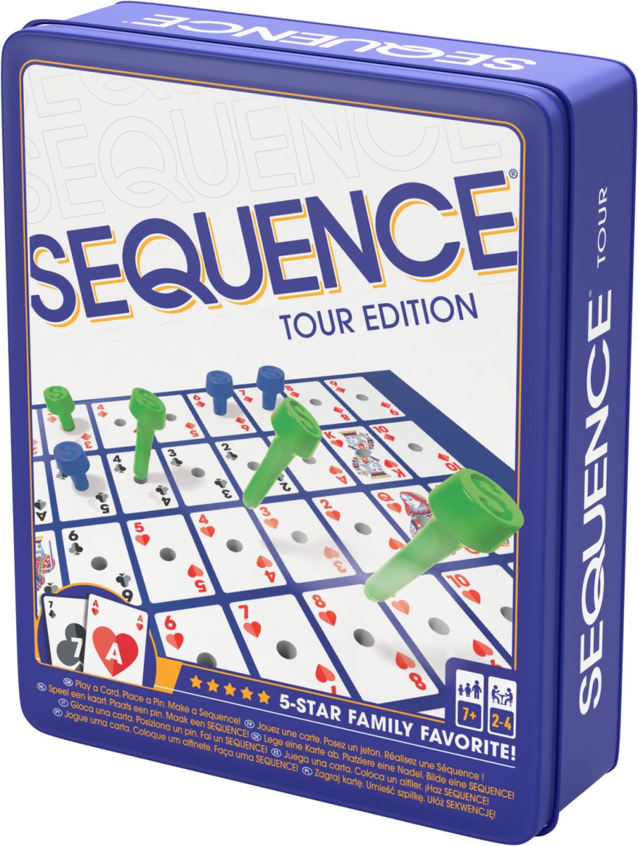 Sequence Travel (in Tin) - Bordspel - Reiseditie
