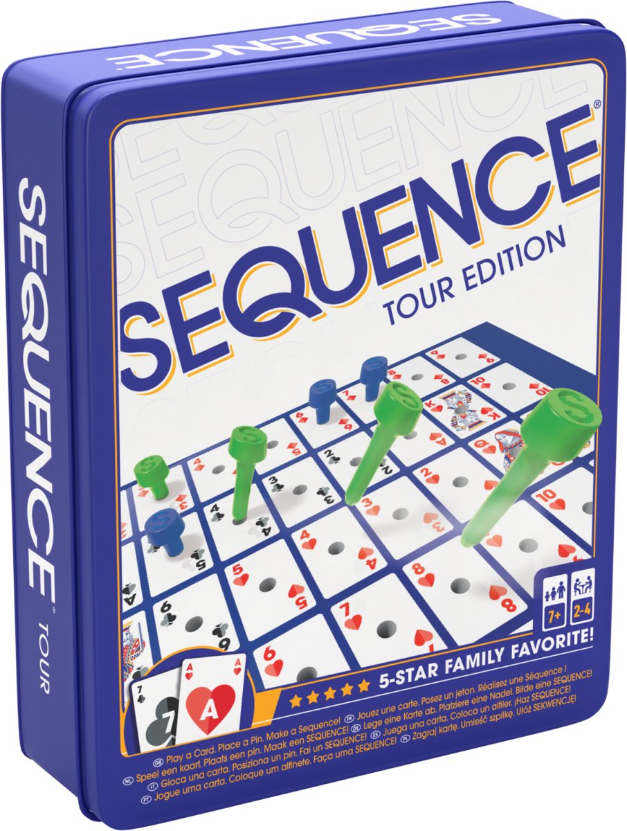 Sequence Travel (in Tin) - Bordspel - Reiseditie