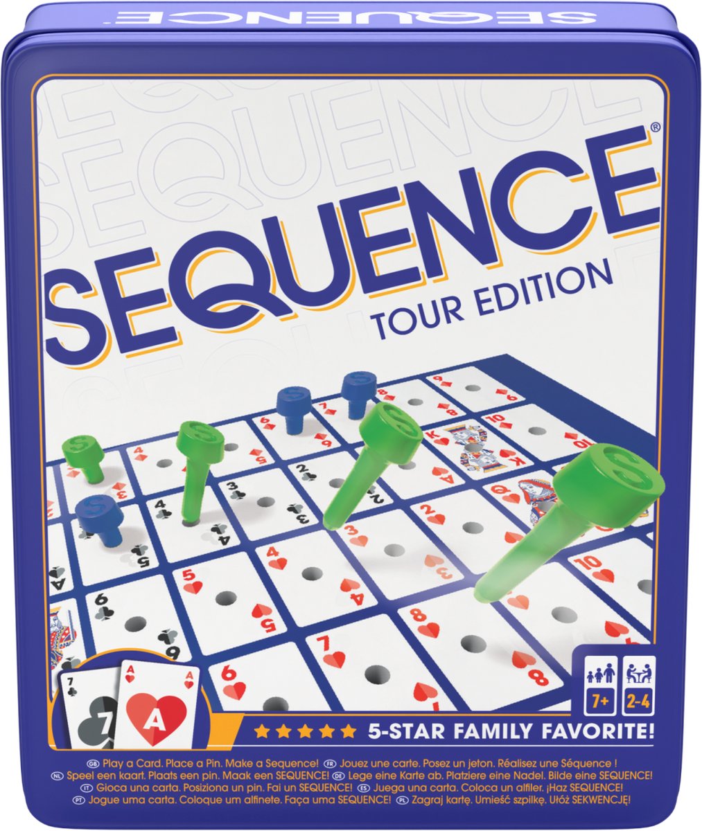 Sequence Travel (in Tin) - Bordspel - Reiseditie