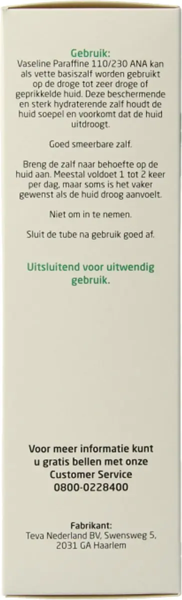 Teva Vaseline Paraffine 100ml