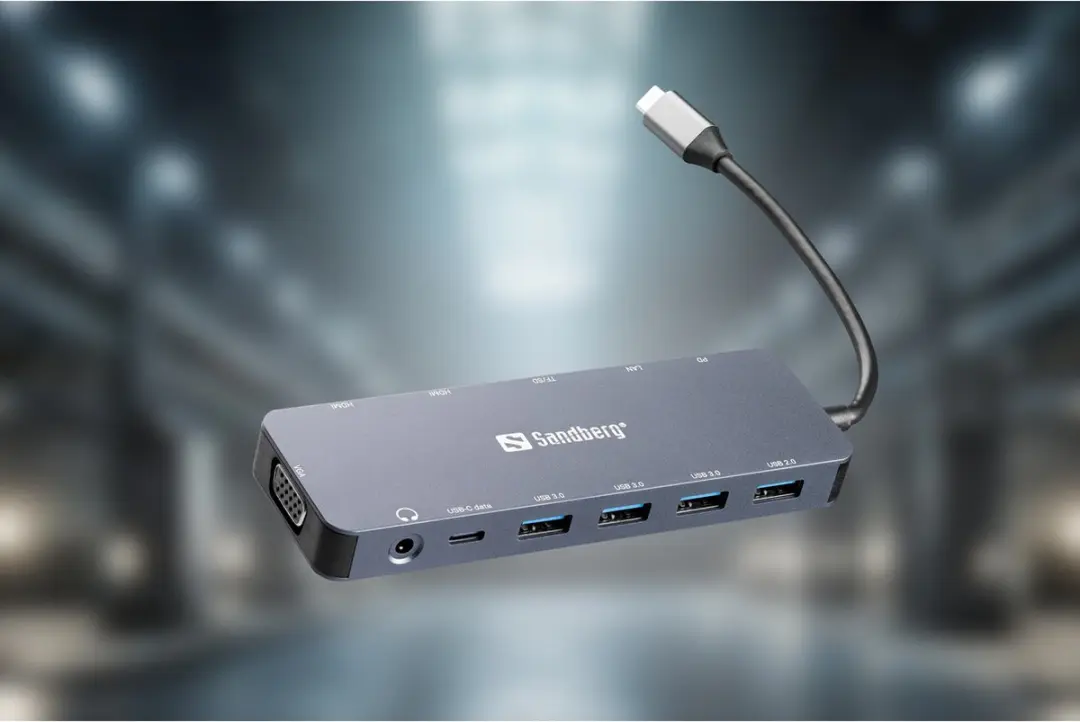 Sandberg 136-45 USB-C Travel Dock - 13-in-1 - Grijs