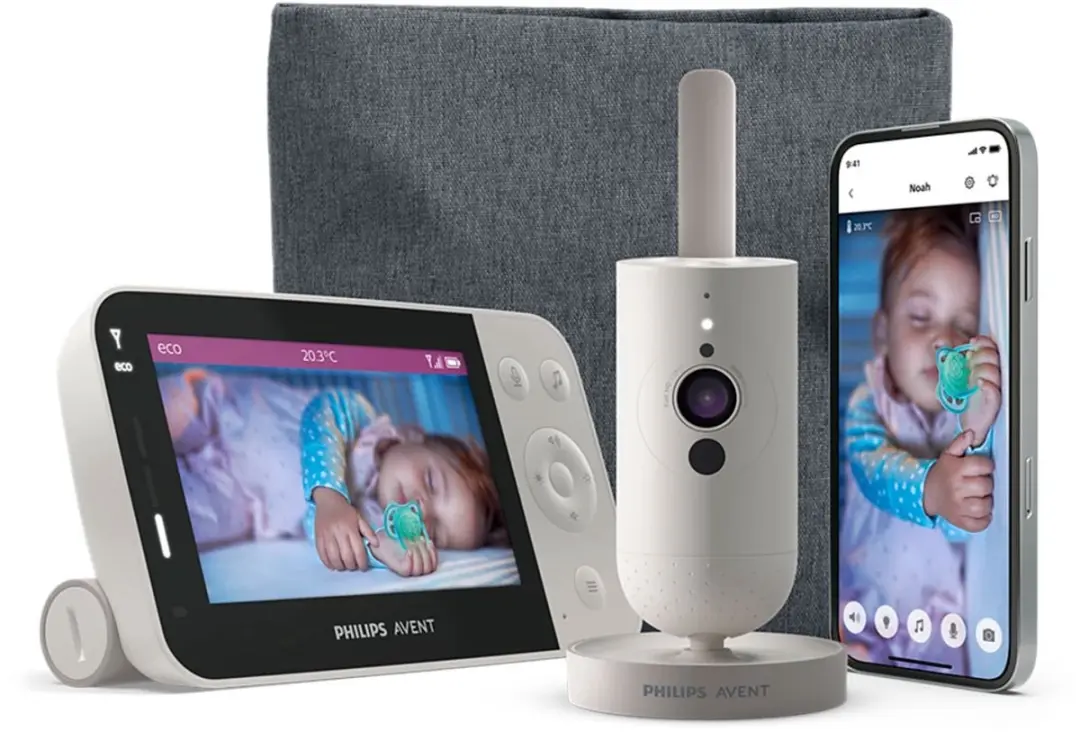Philips Avent SCD953/26 Babyfoon met Camera - 4.3" - Silk White