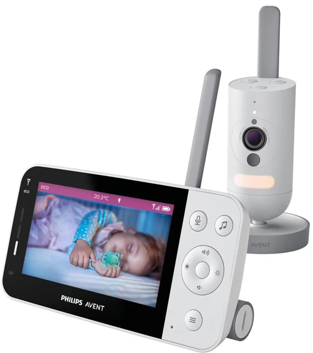 Philips Avent SCD953/26 Babyfoon met Camera - 4.3" - Silk White