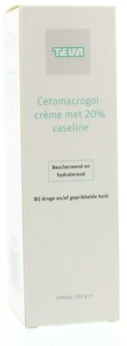 Teva Cetomacrogolcreme 20% Vaseline 100g