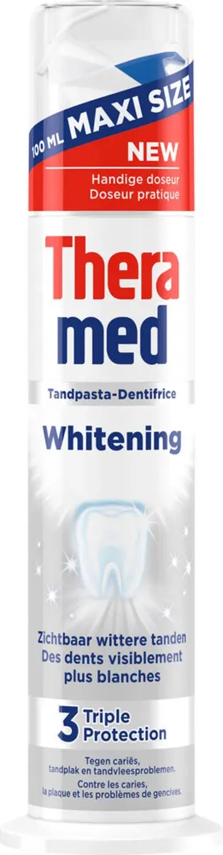 Theramed Whitening Triple Protection Tandpasta 100ml