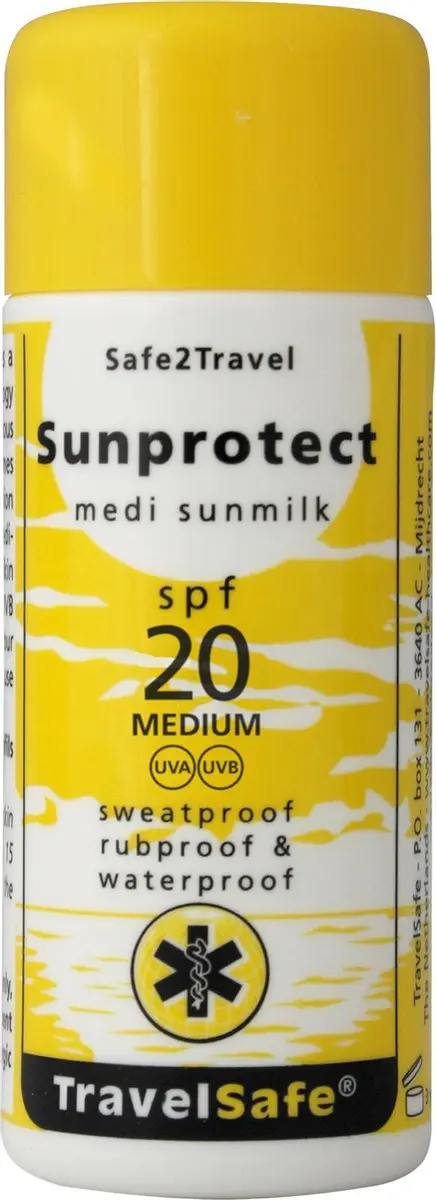 Travelsafe Sunprotect Factor 20 Lichaamscrème 75ml