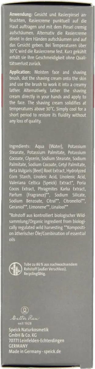 Speick Men Active Scheercreme 75ml