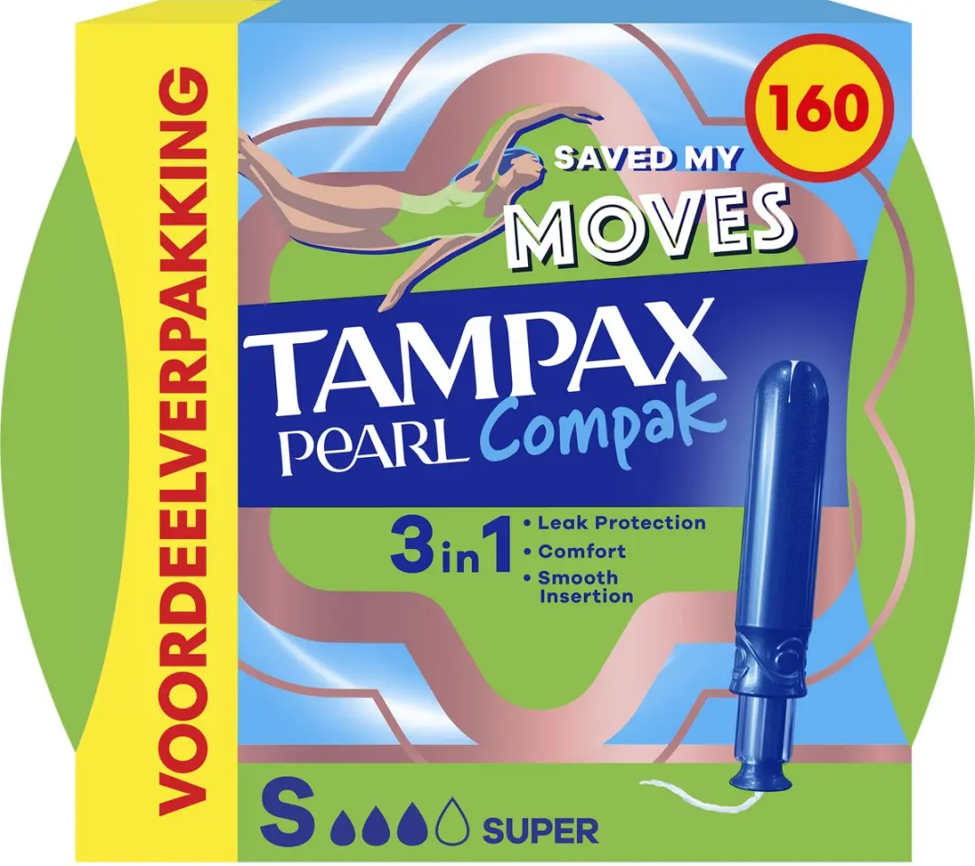 Tampax Pearl Compak Super Tampons