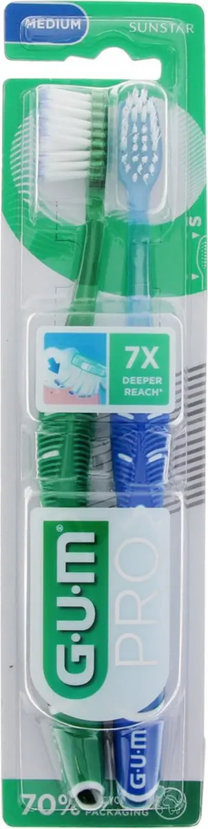 Gum Technique Pro Duo Pack Medium Tandenborstels