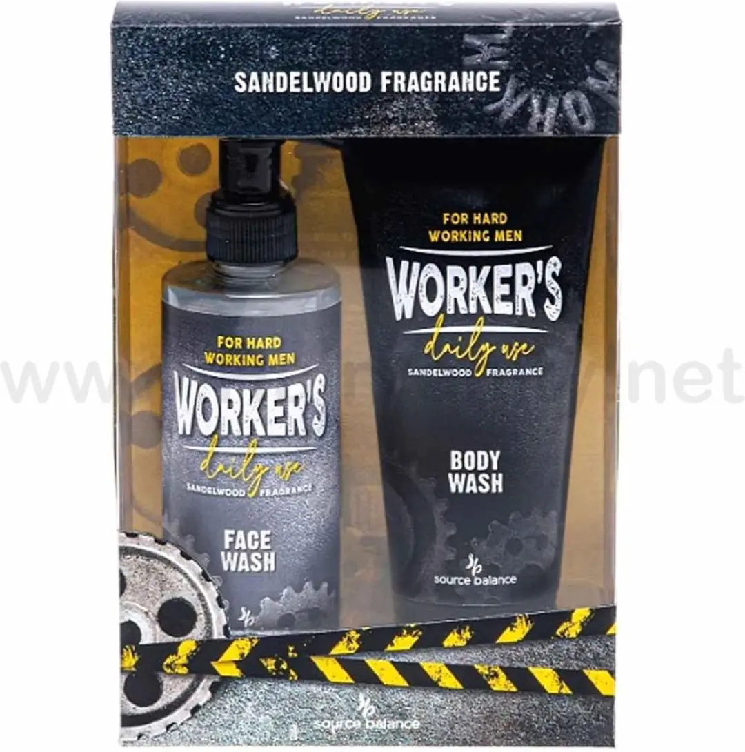 Source Balance Workers Gezicht & Lichaam Wash Geschenkset