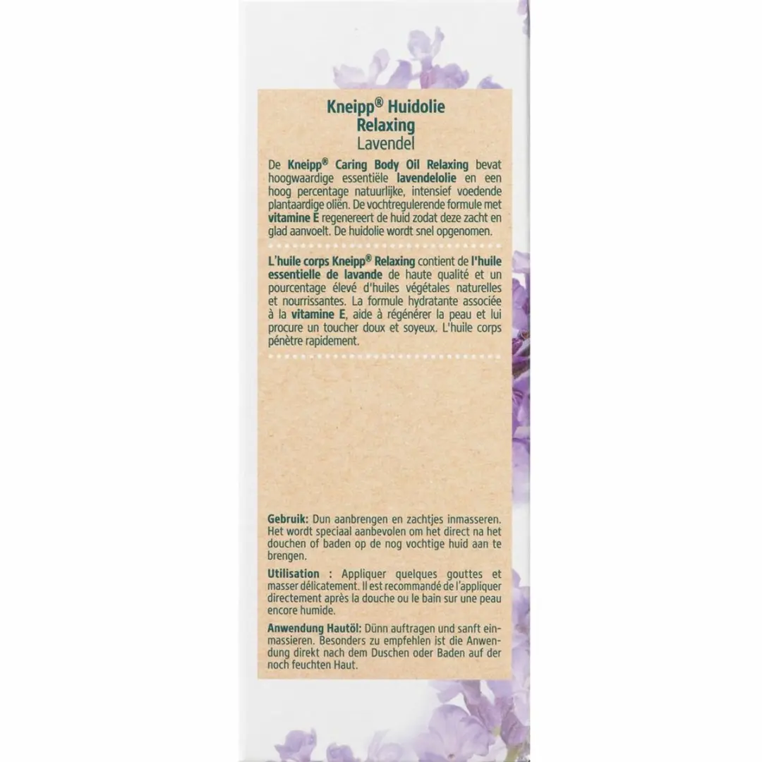 Kneipp Caring Huidolie Lavendel 3x100ml