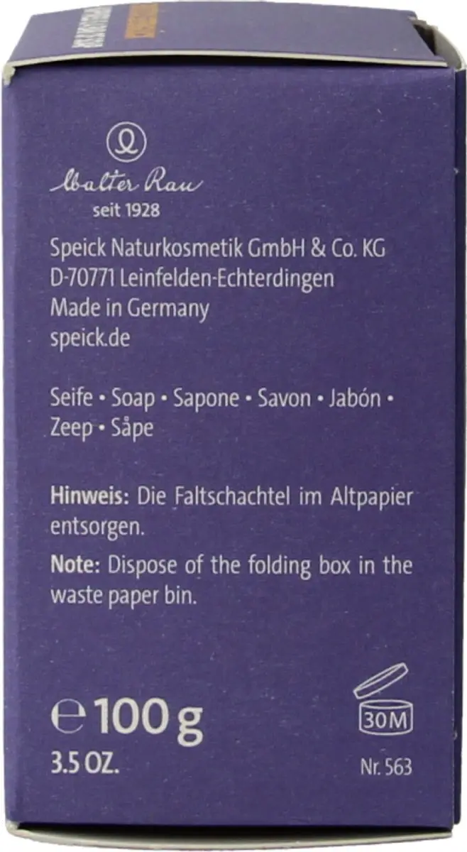 Speick Lavendel Zeep 100g